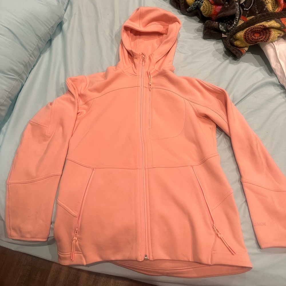 Pink lulu lemon zip up jacket